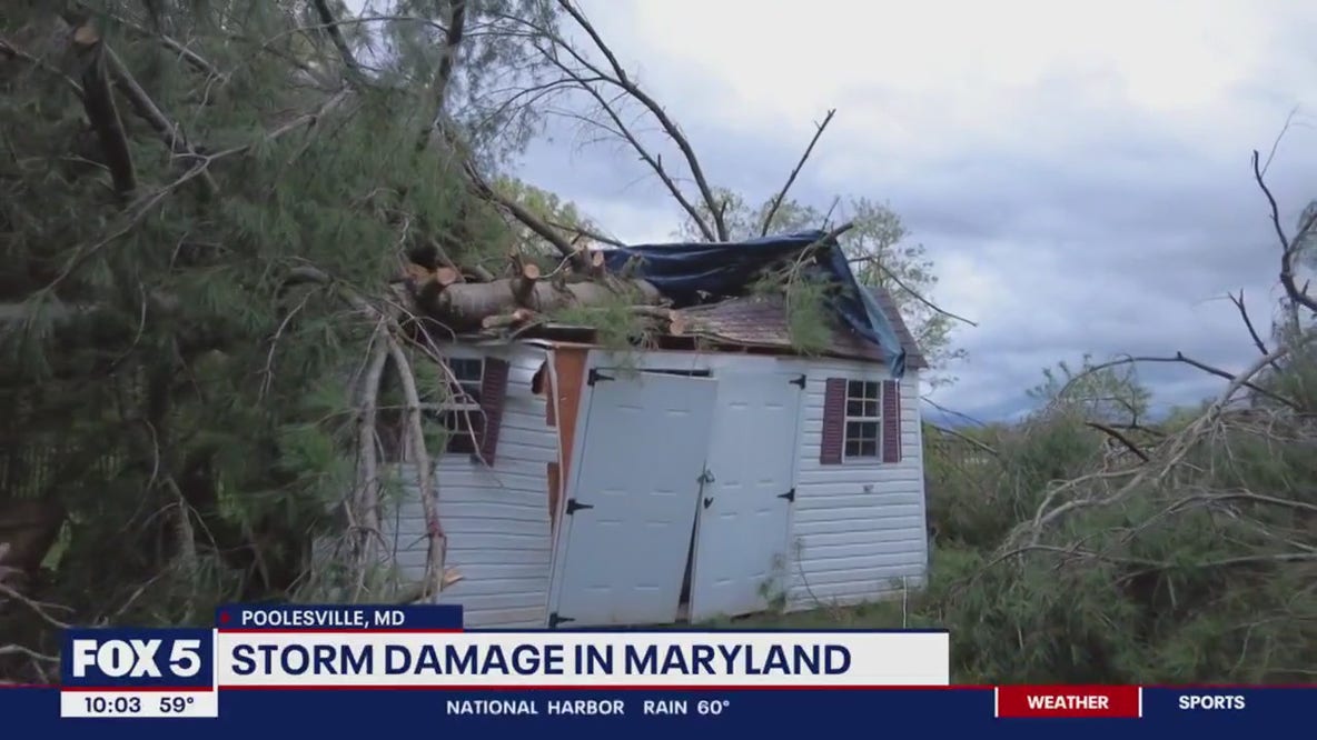 Tornado touches down in Poolesville; Minor damage reported